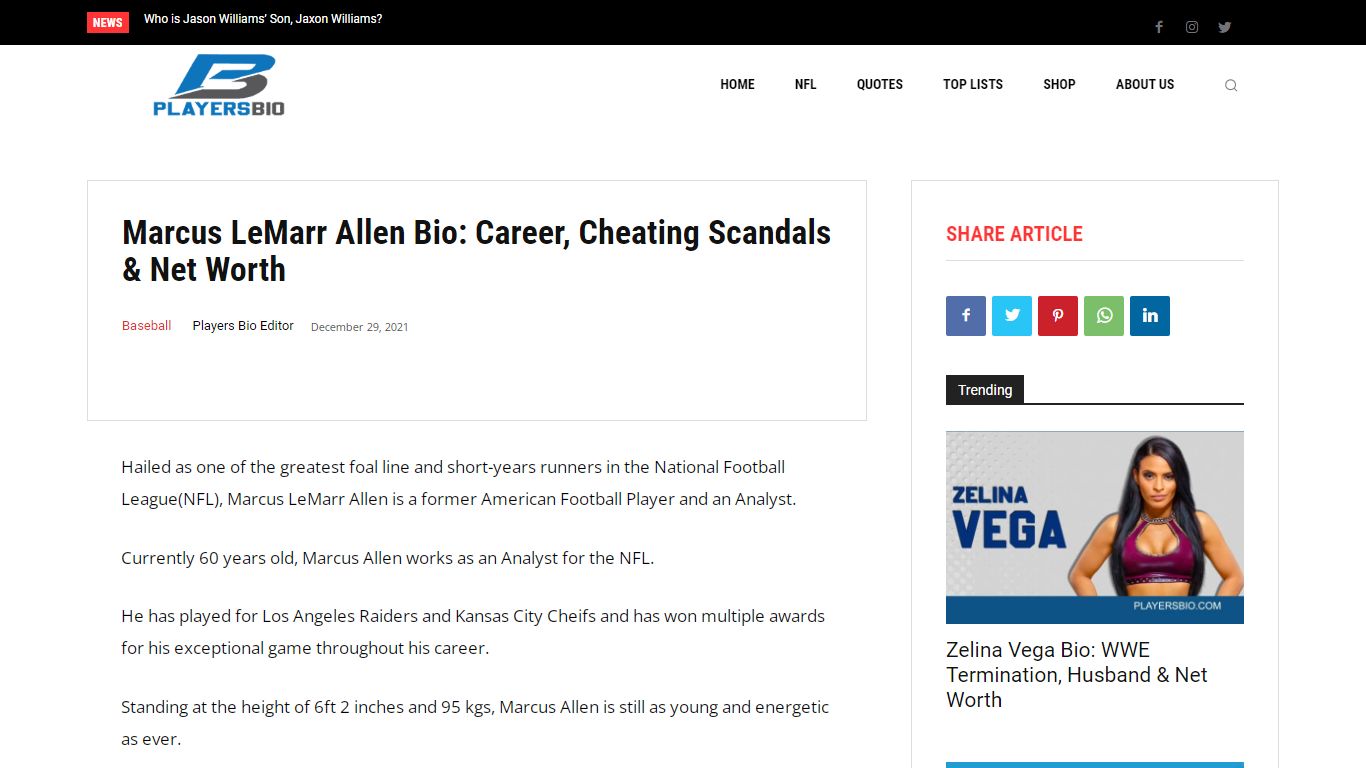 Marcus LeMarr Allen Bio: Career, Cheating Scandals & Net Worth